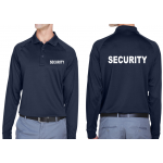 Custom Security Tactical Performance Longsleeve Polo